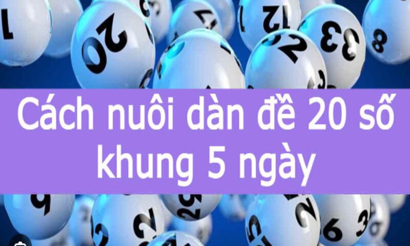 cách vào tiền nuôi dàn đề 20 số khung 5 ngày 